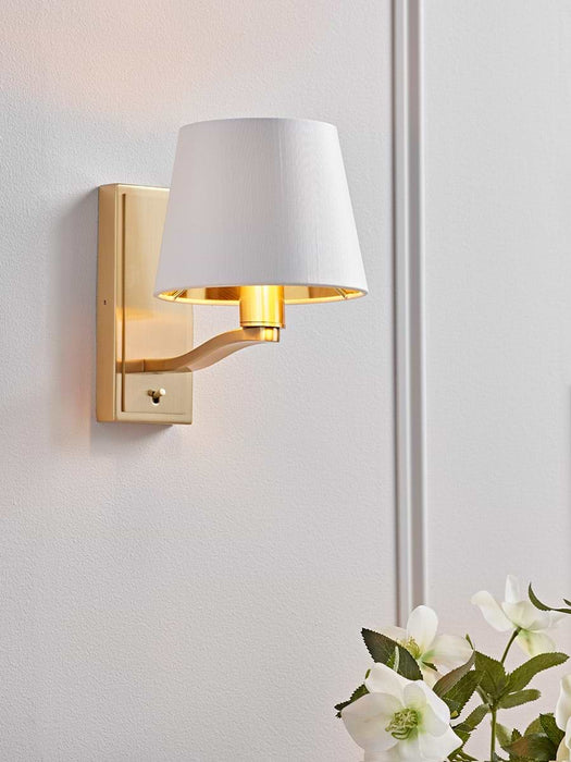 Brushed Gold Wall Light