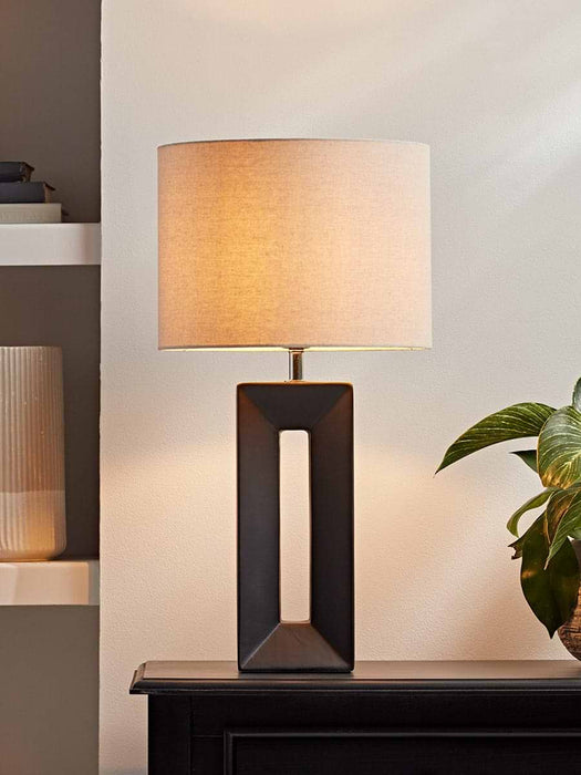 Abstract Block Table Lamp