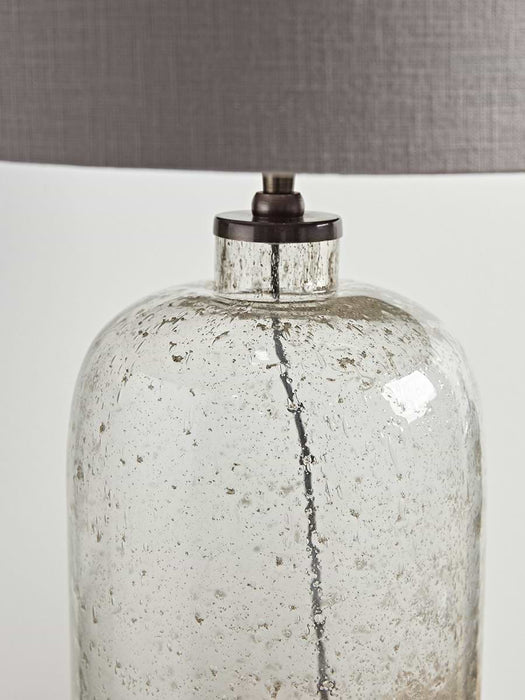 Aria Clear Glass Table Lamp - Large