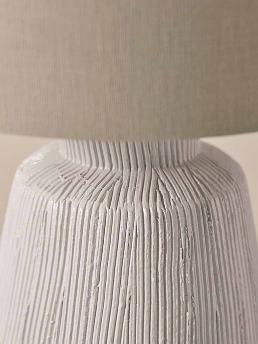 Textured Fluted Table Lamp
