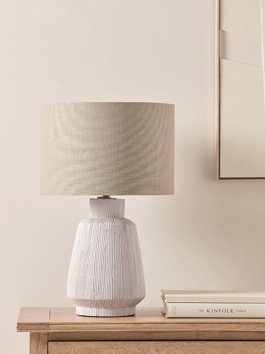 Textured Fluted Table Lamp