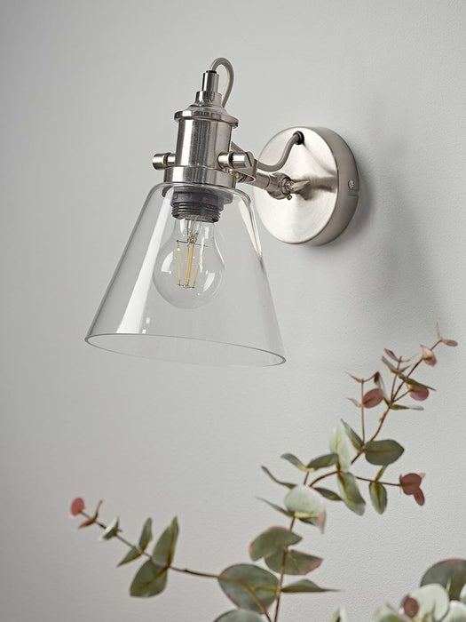 Cone Glass Wall Light