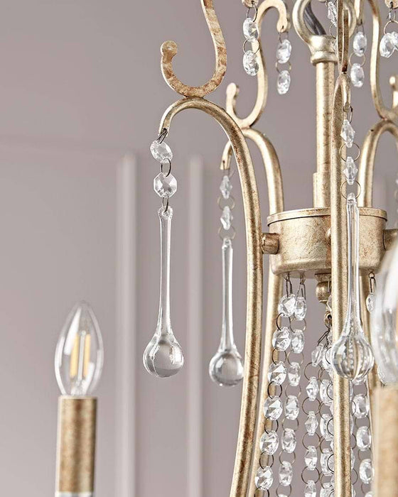 Five Arm Leaf Chandelier