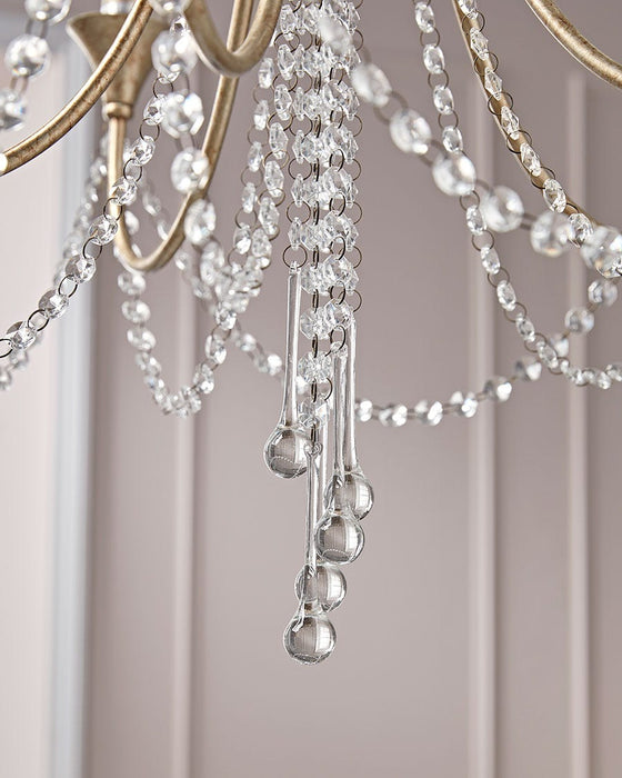 Five Arm Leaf Chandelier