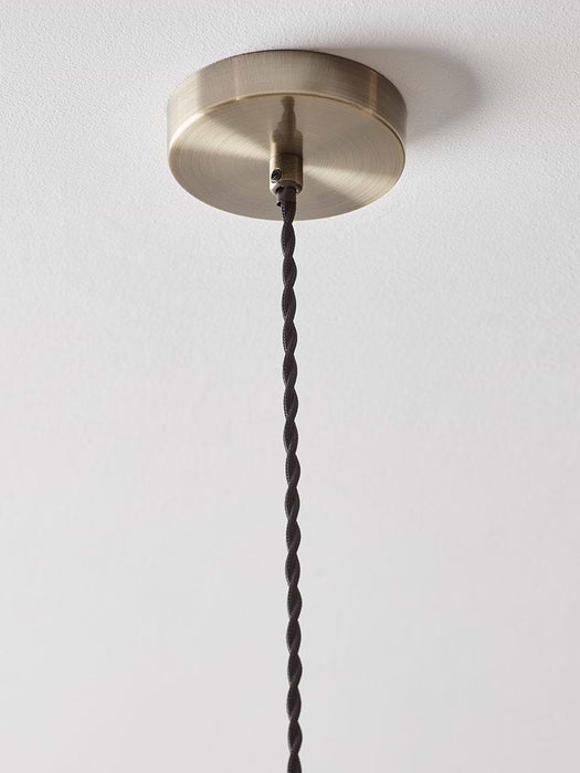 Ribbed Glass Pendant