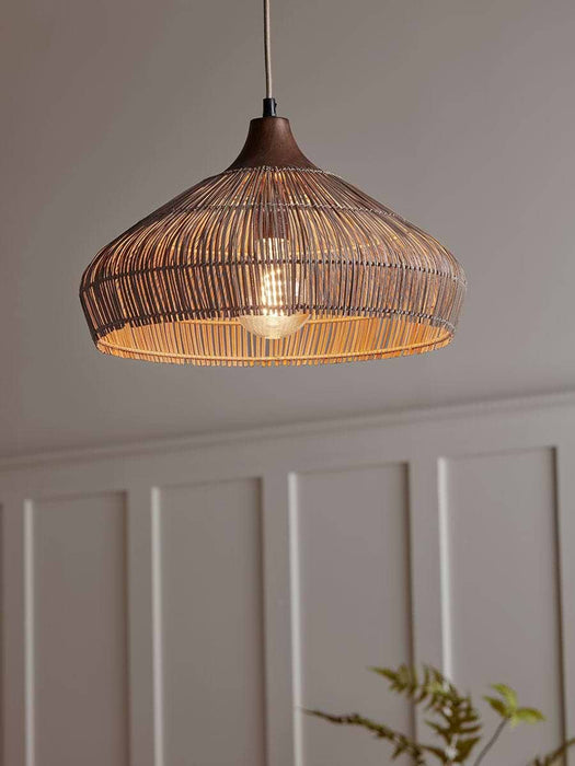 Tapered Bamboo Pendant