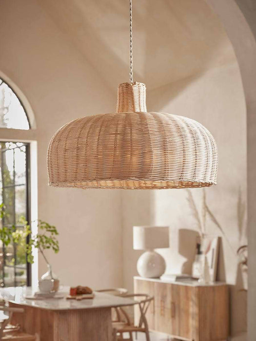 Rattan Dome Shade