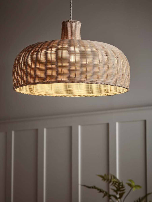 Rattan Dome Shade