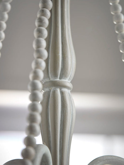 Metal Beaded Chandelier