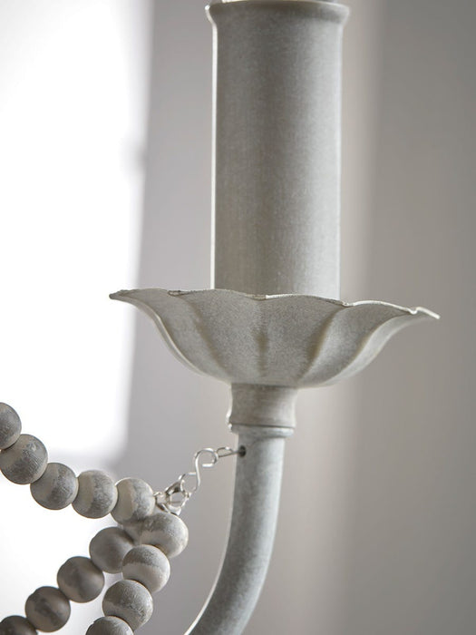 Metal Beaded Chandelier
