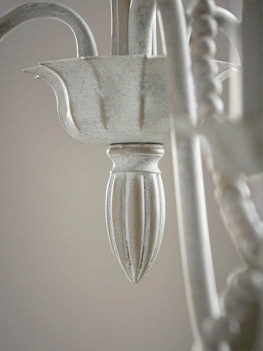 Metal Beaded Chandelier