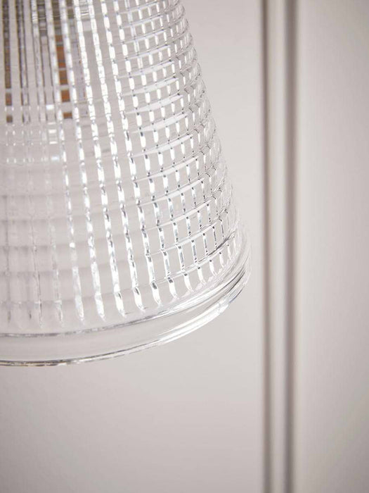 Textured Glass Wall Light