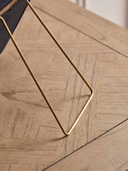 Antique Brass Rectangle Table Mirror