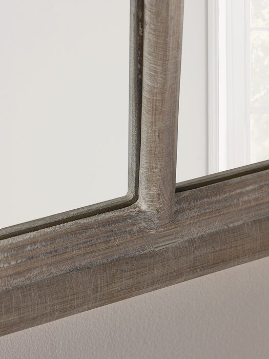Arched Panel Window Mirror