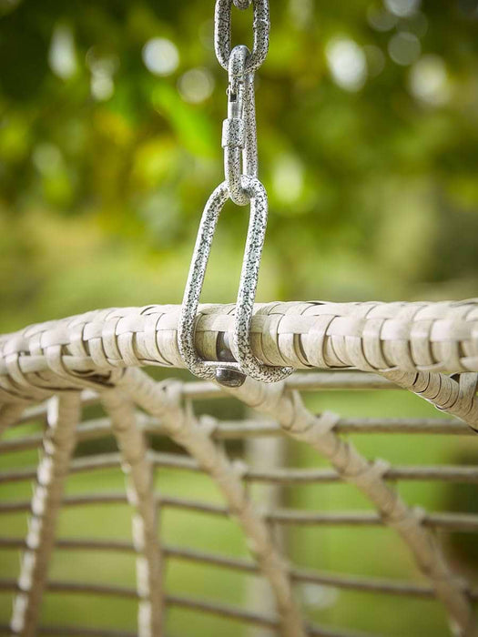Indoor Outdoor Double Hanging Chair - Grey
