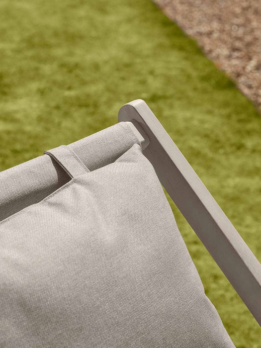 Ravenna Single Deckchair - Grey