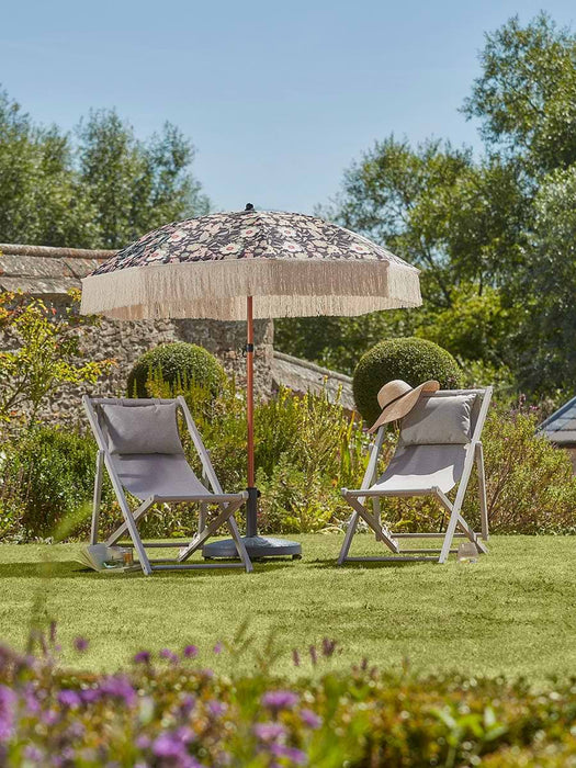 Ravenna Single Deckchair - Grey