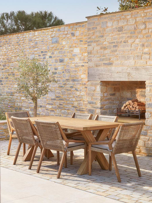 Positano Cross Legged Dining Table