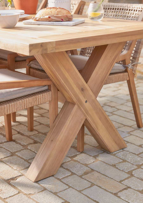 Positano Cross Legged Dining Table