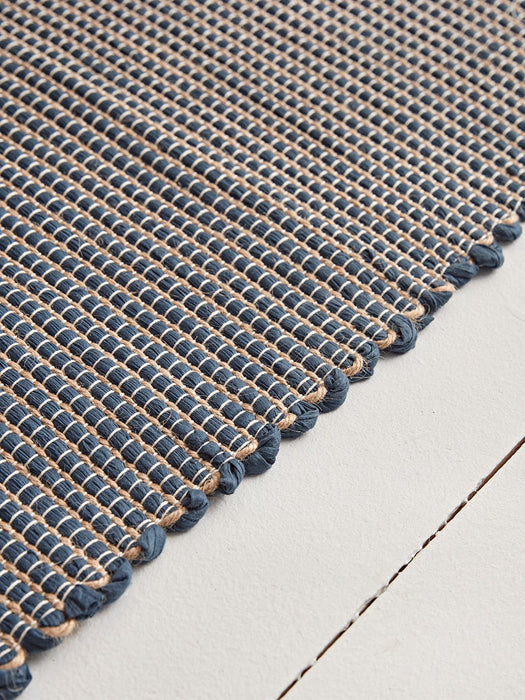 Navy Weaved Runner