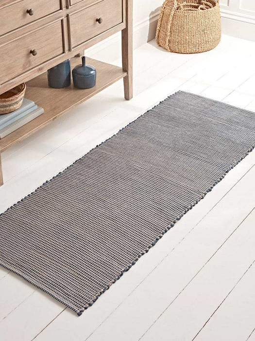 Navy Weaved Runner
