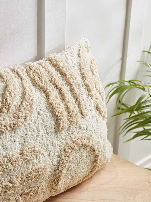 Cream & Natural Tufted Cushion