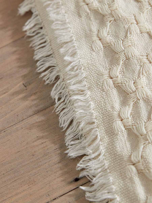 Trellis Weave Throw