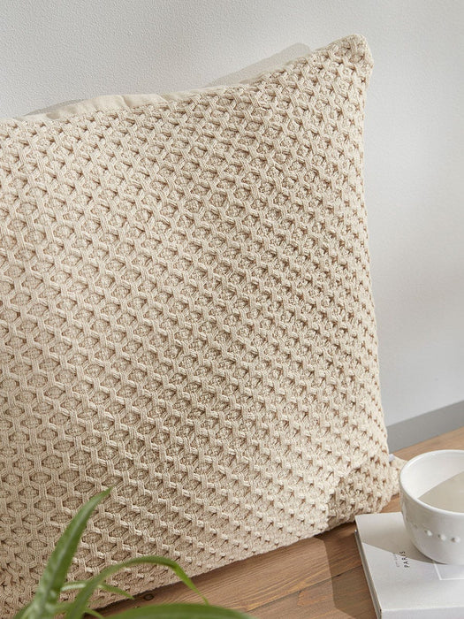 Diamond Knitted Cushion