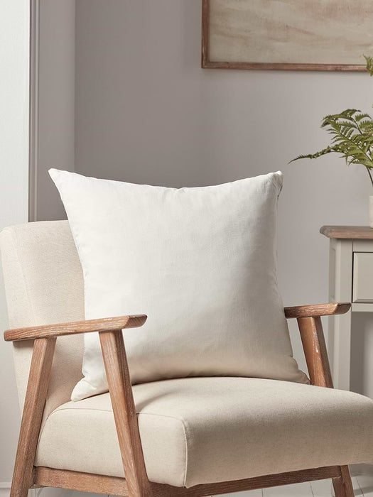 Stripe Organic Cotton Cushion - Blue
