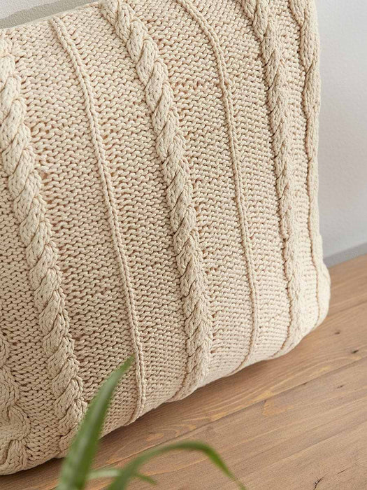 Cable Knitted Cushion
