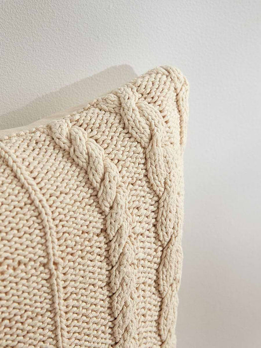 Cable Knitted Cushion