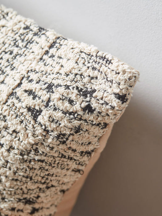 Monochrome Tufted Diamond Cushion