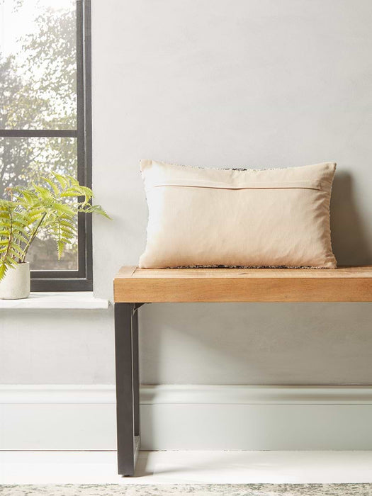 Monochrome Tufted Diamond Cushion