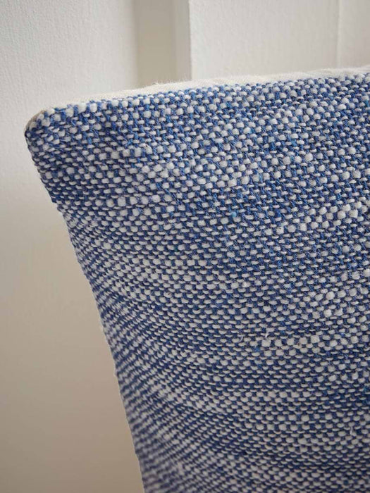 Blue Woven Cotton Cushion