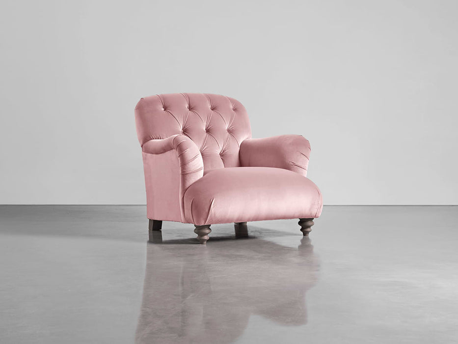 Margeaux Armchair - Blush Velvet