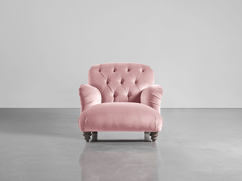 Margeaux Armchair - Blush Velvet