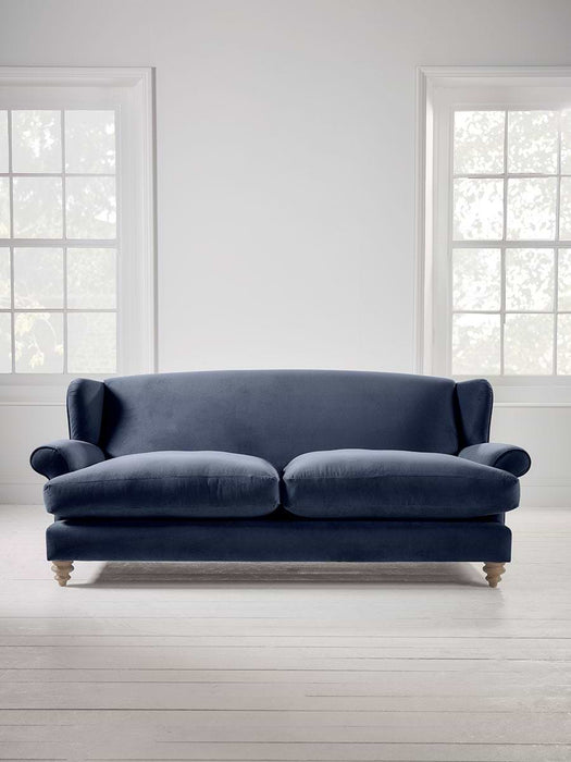Rex Three Seater Sofa - Navy Velvet