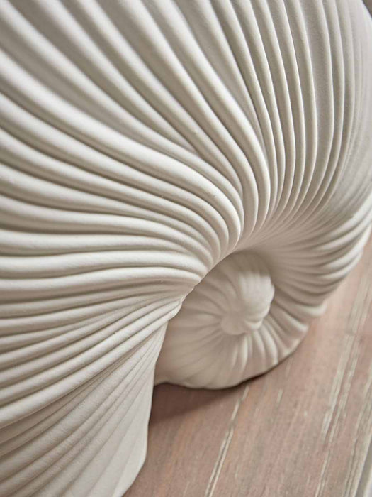 Faux Standing Shell - White
