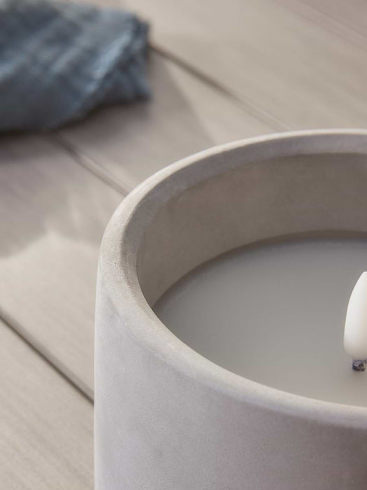 LED Concrete Candle - Small