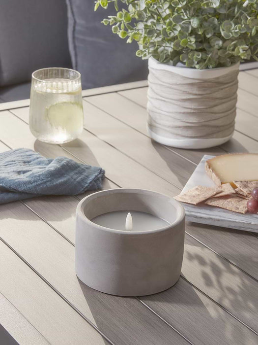 LED Concrete Candle - Small
