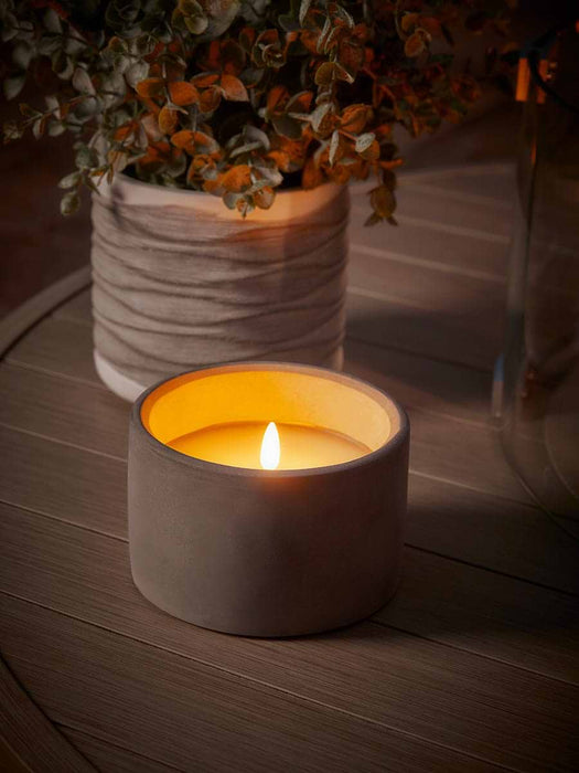 LED Concrete Candle - Small