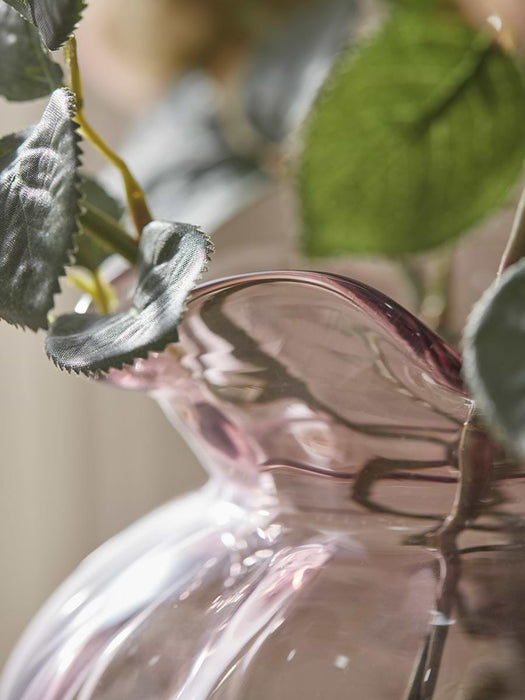 Blush Scalloped Edge Vase