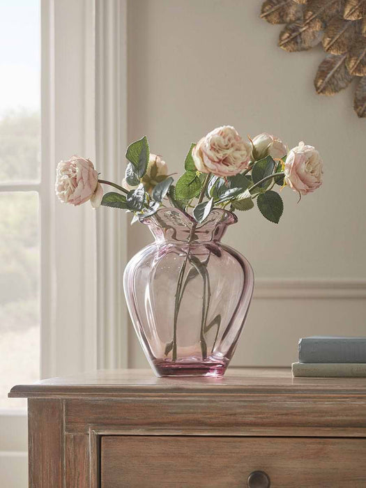 Blush Scalloped Edge Vase