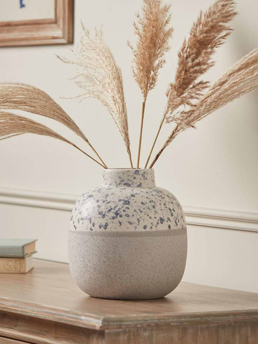 Speckled Blue Vase