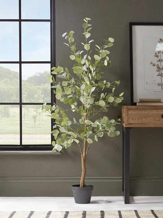Faux Potted Eucalyptus - Large