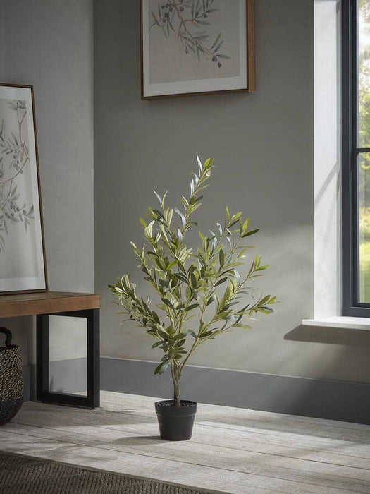 Faux Potted Olive Tree - Small