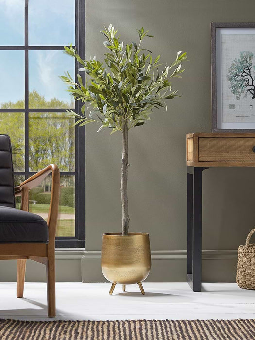 Faux Potted Olive Tree - Large