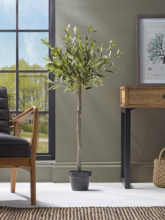 Faux Potted Olive Tree - Small