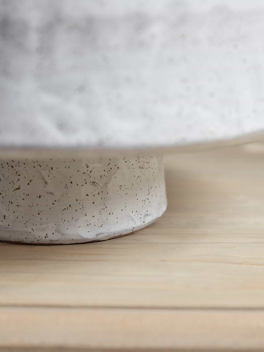 Footed Textured Decorative Bowl