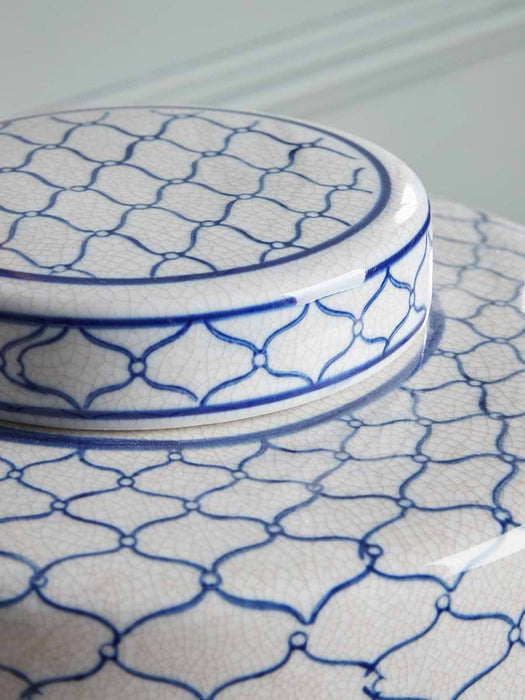 Blue Maroq Ginger Jar